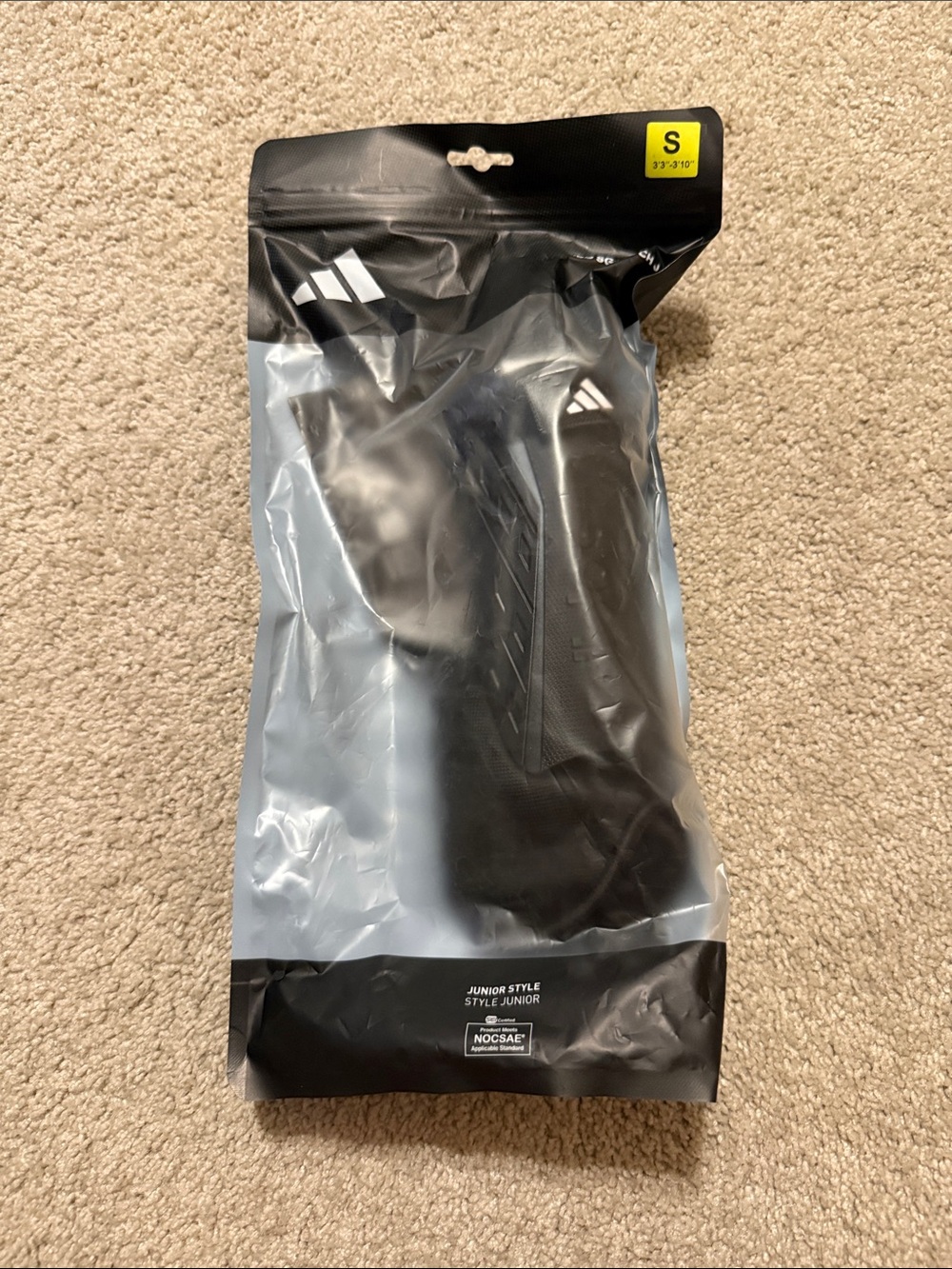 adidas Black Junior Shin Guards - Small